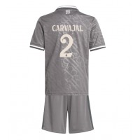 Fotbalové Dres Real Madrid Daniel Carvajal #2 Dětské Alternativní 2024-25 Krátký Rukáv (+ trenýrky)